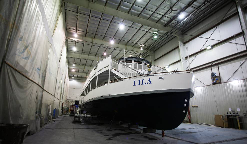 Lila in for maintenance
