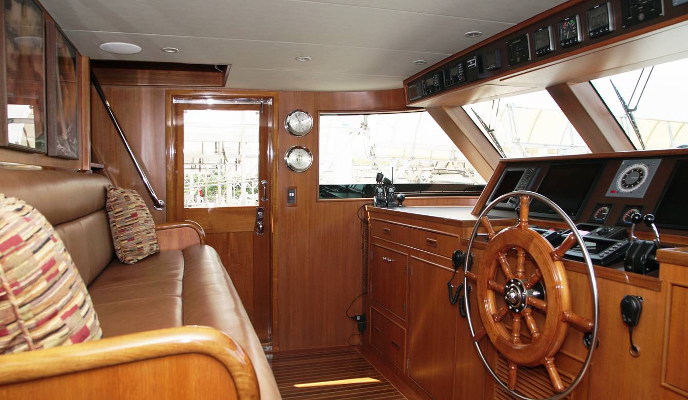 Interior view of helm