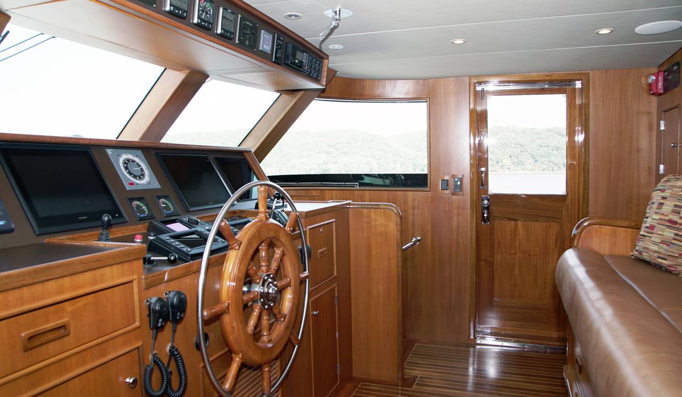 Alternate interior view of helm