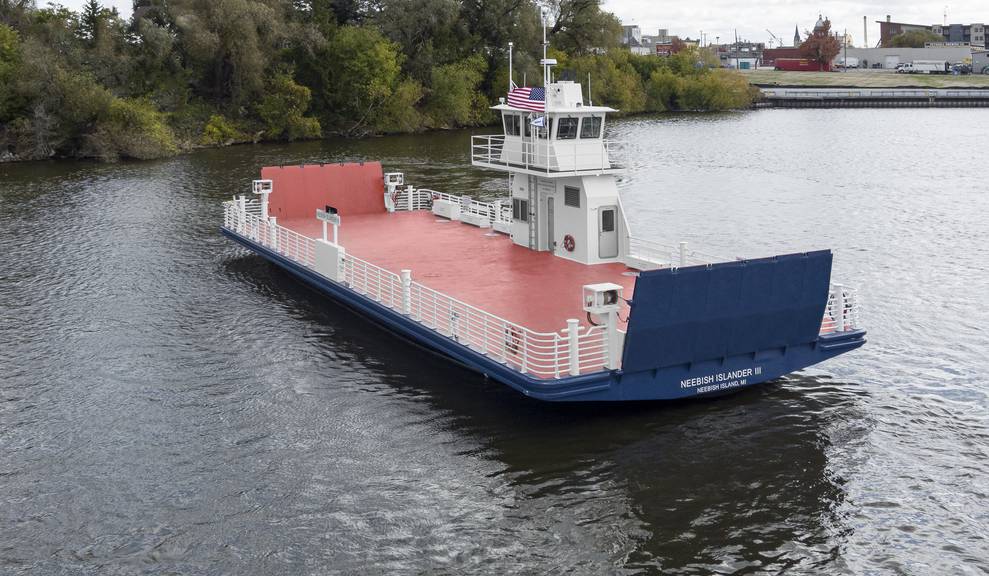 View of Neebish Islander III