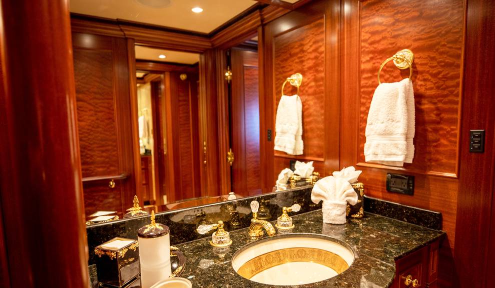 View of Bathroom Sink and Counter