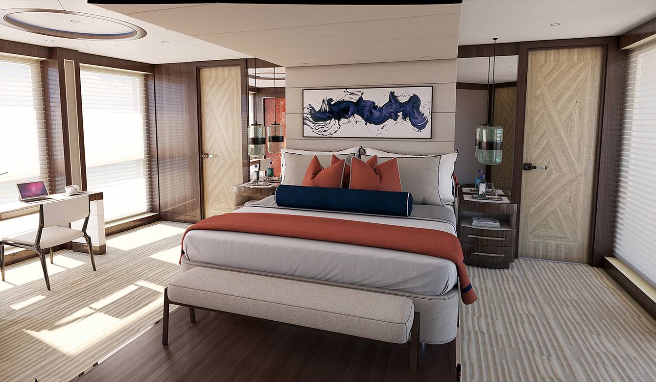 View of bed in bedroom