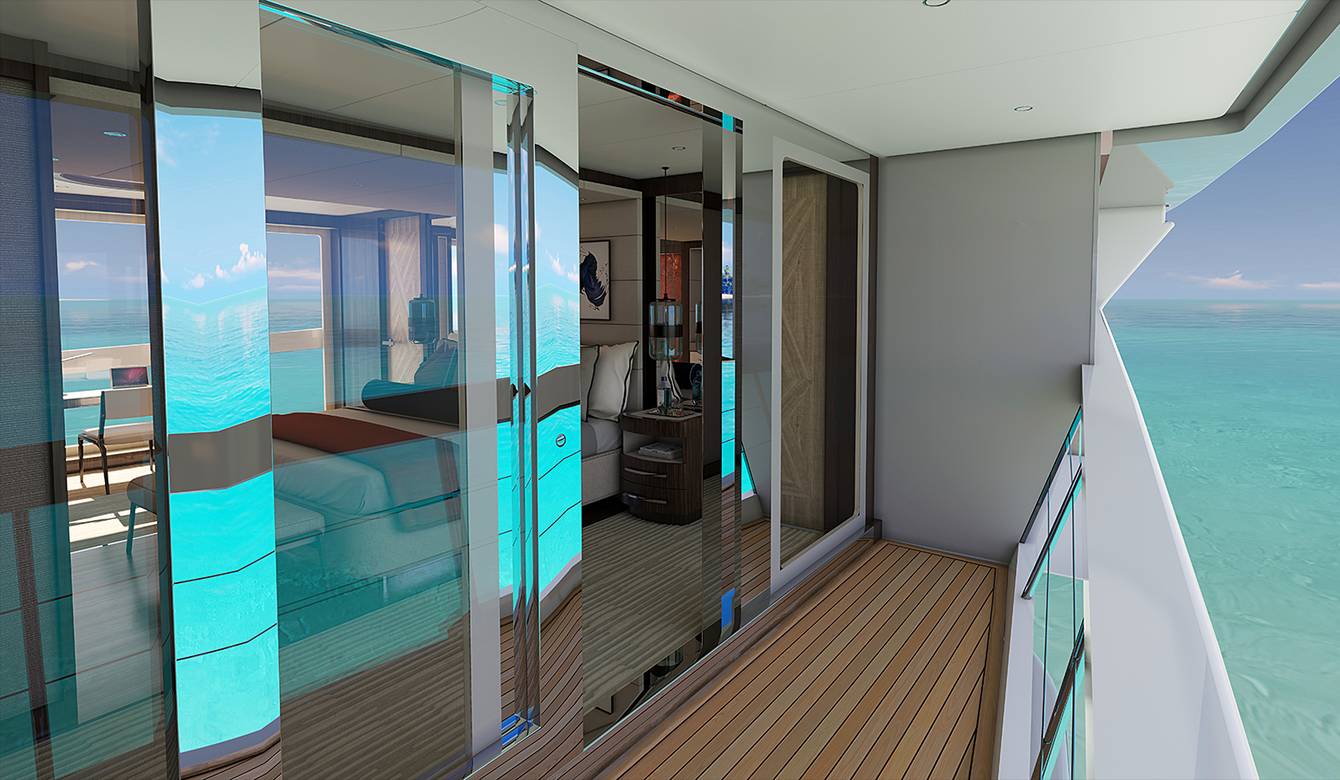 View of exterior walkway