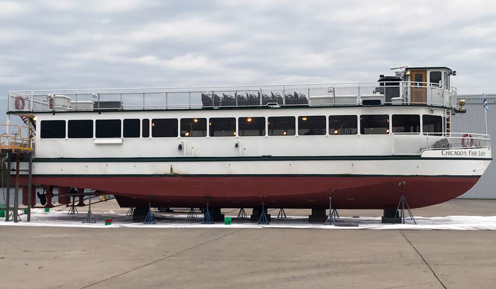 Chicago's Fair Lady in for maintenance