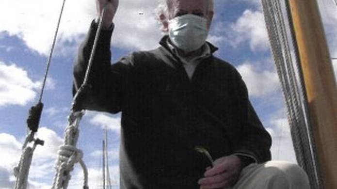 Burger Naval architect, Don O'Keeffe, recently featured with his sailboat