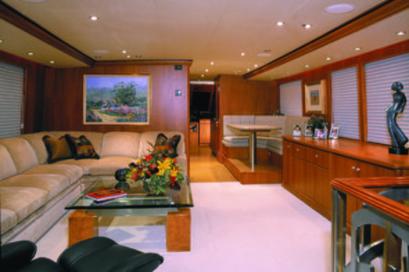 View of salon area in JUBILEE