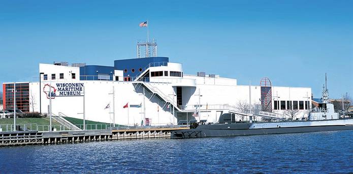 A view of the Wisconsin Maritime Museum from outside