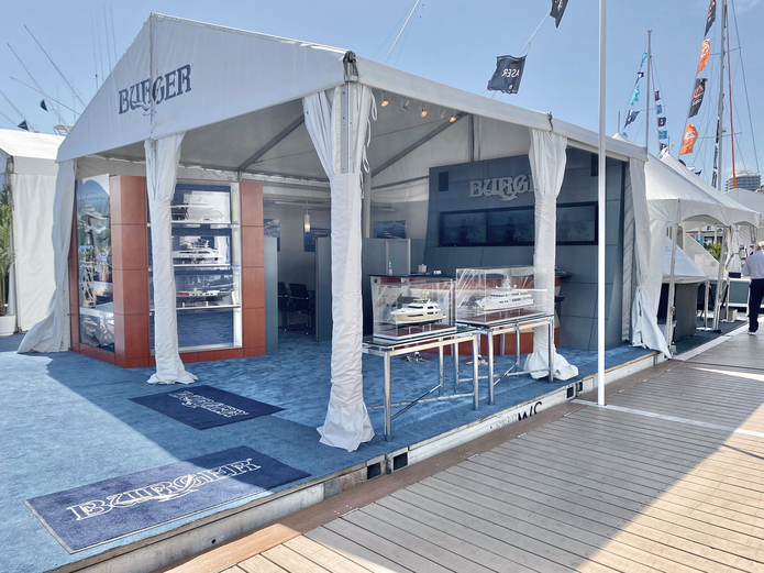 View of Burger Show Booth